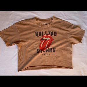 Rolling stones Crop T-shirt